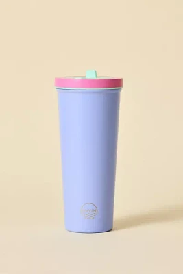 Mayim Color Block Flip Straw Tumbler