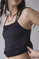 BDG Ocean Boulevard Cinched Halter Layered Tank Top