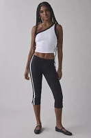 UO Penny Ribbed Knit One-Shoulder Crop Top