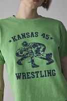 Kansas Wrestling Graphic Slim Tee