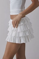 Out From Under Cammy Ruffle Trim Micro Skort