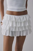 Out From Under Cammy Ruffle Trim Micro Skort