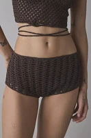 Out From Under Delilah Crochet Low-Rise Hot Pant