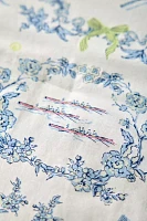 Preppy Toile Patterned Comforter Set