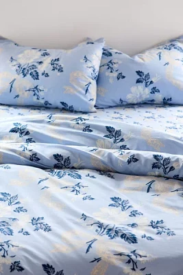 Juliette Floral Bow Toile Duvet Set