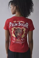Palm Sugar Leopard Graphic Baby Tee