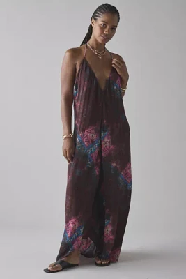 Out From Under Seas The Day Backless Halter Gauze Jumpsuit