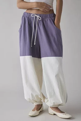 Out From Under Kai Mixed Media Extreme Barrel Joggers