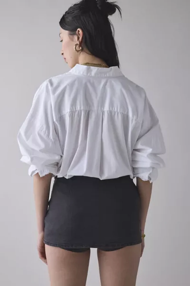Silence + Noise Piper Denim Micro Skort
