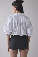 Silence + Noise Piper Denim Micro Skort