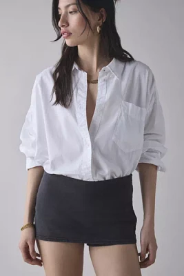 Silence + Noise Piper Denim Micro Skort