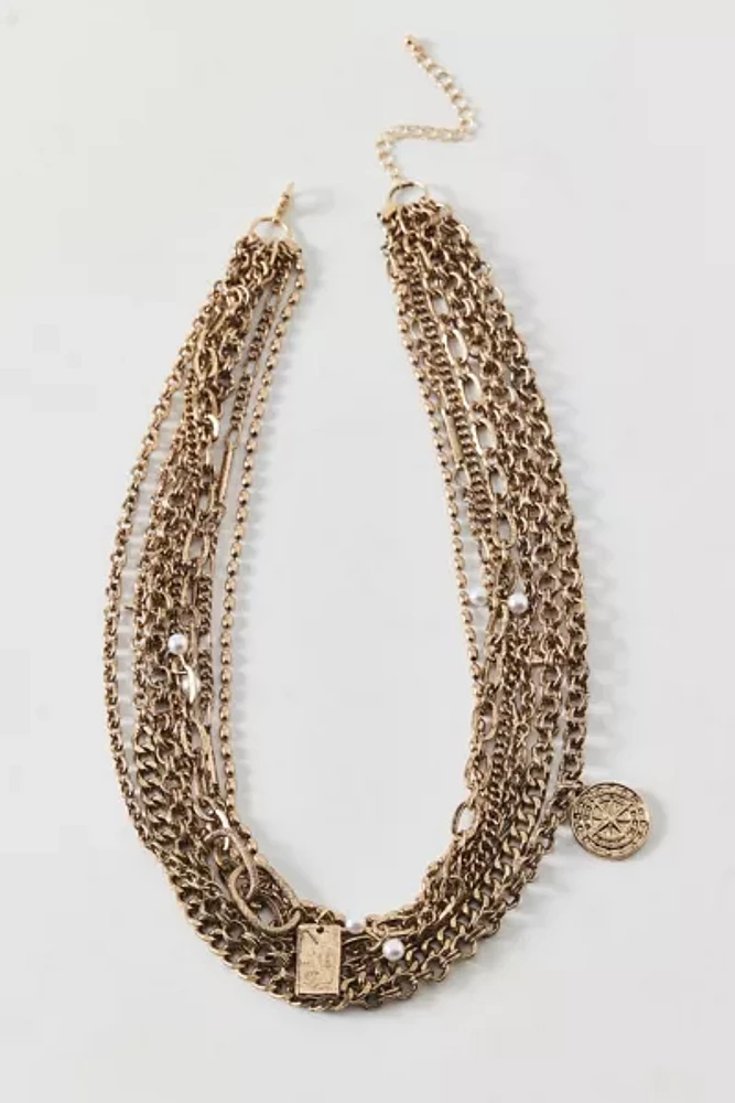 Apollo Multi-Strand Chain Necklace