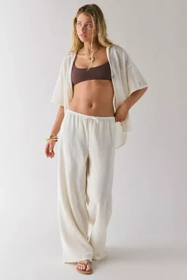 Out From Under Boardwalk Semi-Sheer Knit Beach Pant