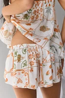 Out From Under Hydra Tie-Front Flyaway Cami & Micro Short Set