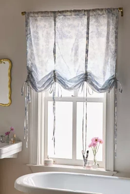 Printed Balloon Bow Window Valance Panel