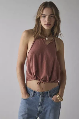 Out From Under Alexa Tie-Front Racerback Tank Top