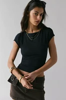 Kimchi Blue Dani Open-Back Tie Tee