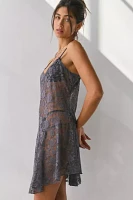 Out From Under Rika Sheer Floral Lace Slip