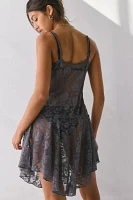 Out From Under Rika Sheer Floral Lace Slip