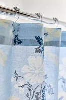 Juliette Floral Bows Patterned Shower Curtain