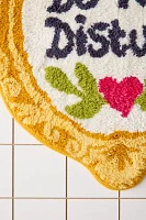 Do Not Disturb Frame Bath Mat