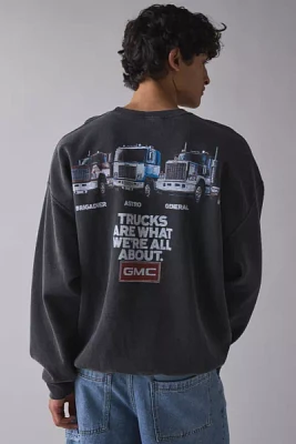 GMC Trucks Graphic Crew Neck Sweatshirt