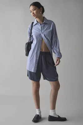 BDG Aura Satin Baggy Longline Short
