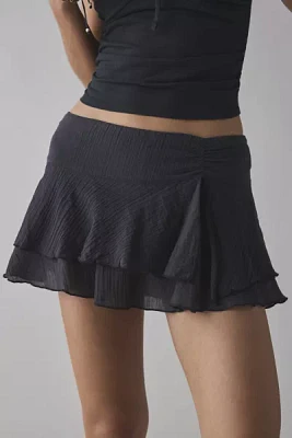 Kimchi Blue Ivy Tiered Ruffle Low-Rise Mini Skort