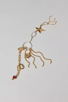 Statement Star Mixed Metal Bag Charm