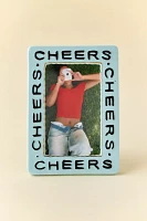 Cheers Slogan Text Ceramic 4” x 6” Picture Frame