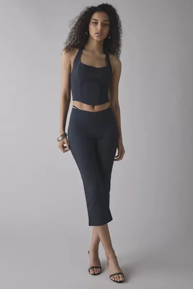 Kimchi Blue Main Squeeze Halter Crop Top + Capri Pant Set