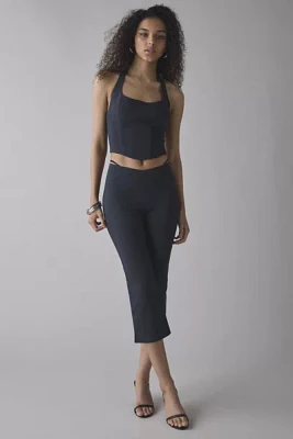 Kimchi Blue Main Squeeze Halter Crop Top + Capri Pant Set