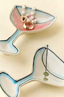 Cocktail Glass Ceramic Catch-All Dish