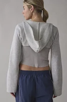 Urban Renewal Remnants Hooded Shrug Top