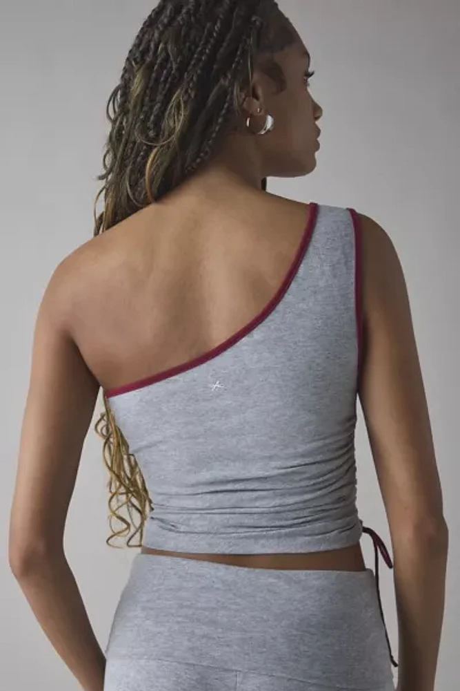 Out From Under Bec Ruched One-Shoulder Top