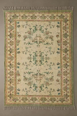 Lola Floral Digital Printed Chenille Rug