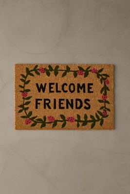 Welcome Friends Coir Doormat