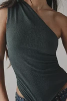 ReMADE By UO Remnants Twisted One-Shoulder Asymmetrical Top