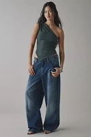 ReMADE By UO Remnants Twisted One-Shoulder Asymmetrical Top