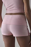Out From Under Bec Stripe Foldover Micro Short