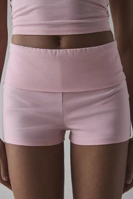 Out From Under Bec Stripe Foldover Micro Short