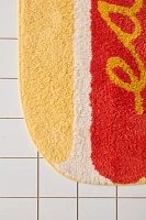 Eat Me Hot Dog Runner Tufted Bath Mat