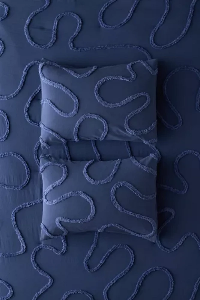 Quinn Wiggle Tufted Sham Set