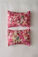 Garden Kitty Patterned Sham Set