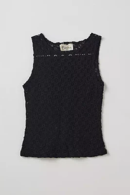 Vintage By Madalyn Newell Timing Lace Tank Top