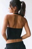 Out From Under Charlie Seamless Knit Halter Crop Top