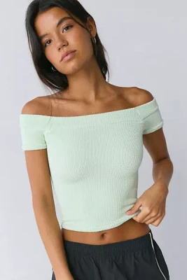 Out From Under Days Off Seamless Knit Off-The-Shoulder Top
