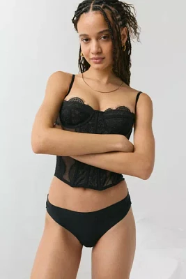 Out From Under Second Skin Fusion Lace Cheeky Undie
