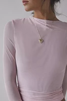 CAMPBELL&KRAMER X ReMADE By UO Exclusive Demeter Long Sleeve Crop Top