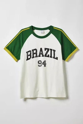 Brazil Graphic Raglan Tee